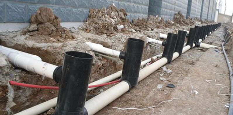 中坚PVC排水管应用于自来水厂改造建设工程